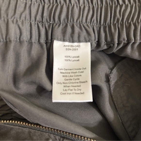 ATM Anthony Thomas Melillo Army Green Washed Lyocell Utility Jumpsuit XS - Picture 14 of 14